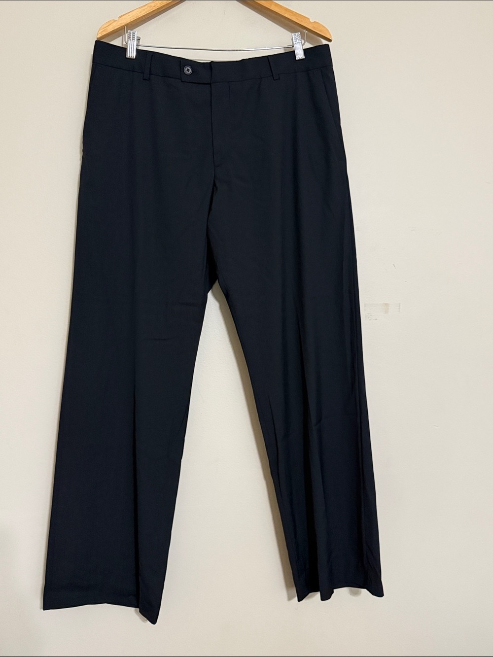 Hugo boss black striped dress pants men’s 35 office event formal
